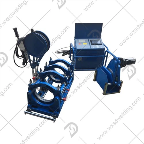 SDQZD315 Pipa Gas Plastik Hidrolik Mesin Las Butt Fusion Otomatis